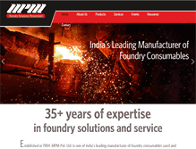 Tablet Screenshot of mpmindia.com